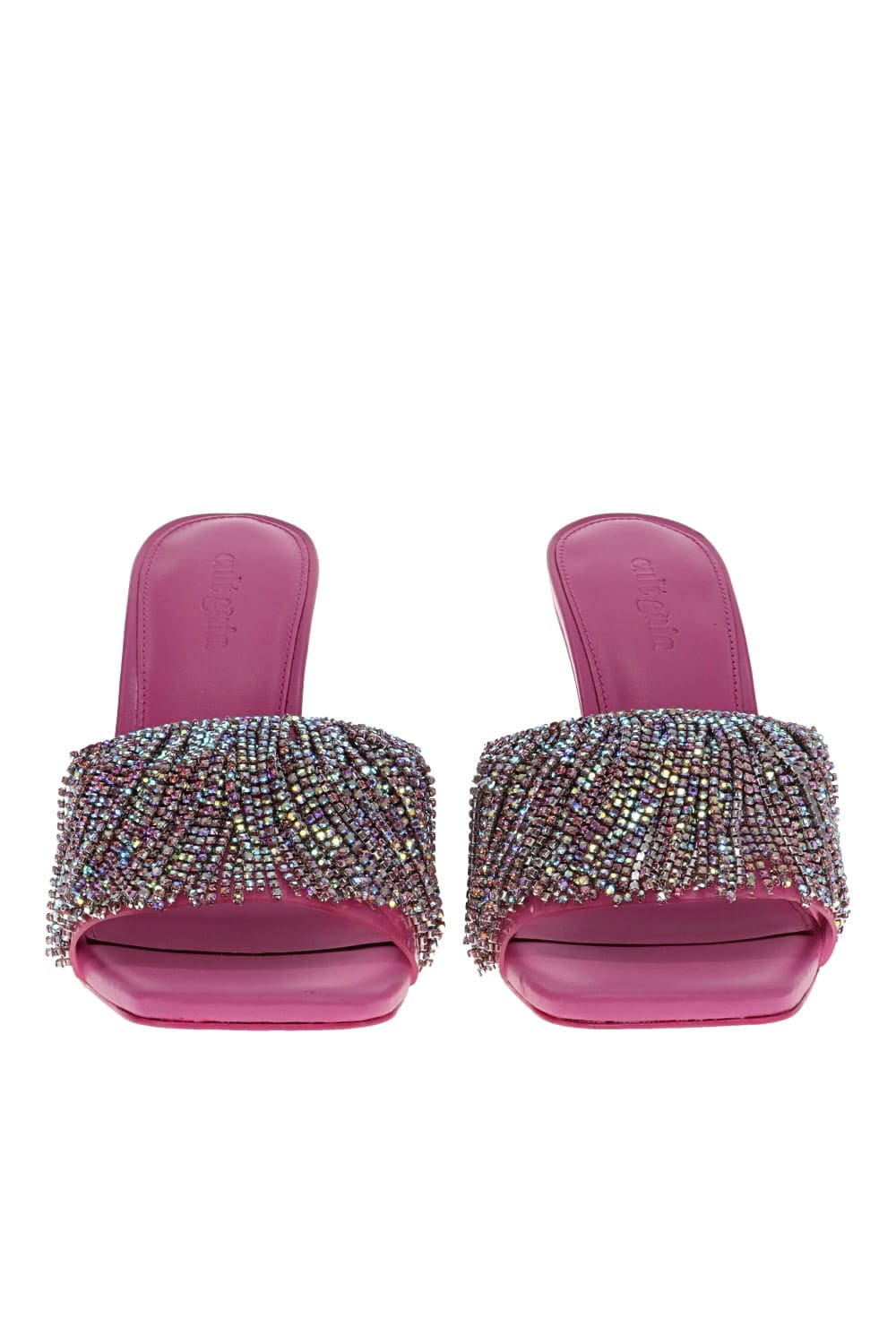 Cult Gaia Lana Calliandra Crystal Tasseled Sandals