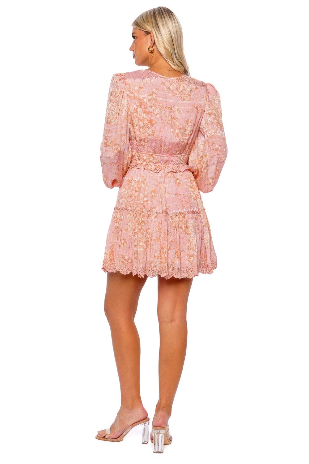Hemant and Nandita Pakhi Long Sleeve Mini Dress