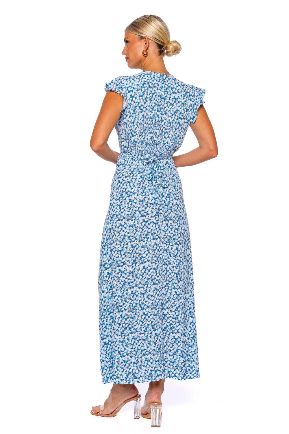 Faithfull The Brand Magdelena Elka Floral Midi Dress