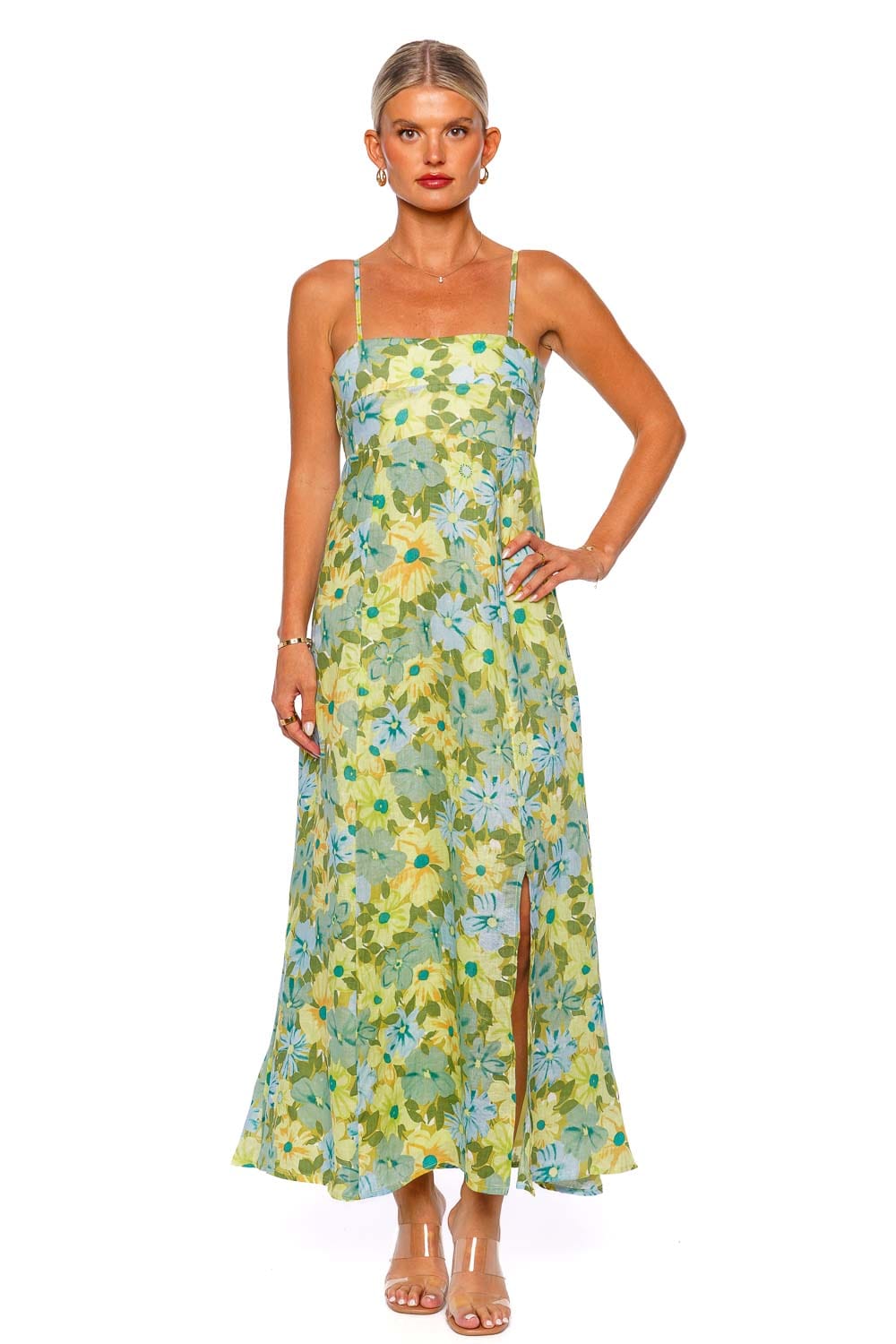 Faithfull The Brand Tagliatelle Francis Floral Midi Dress
