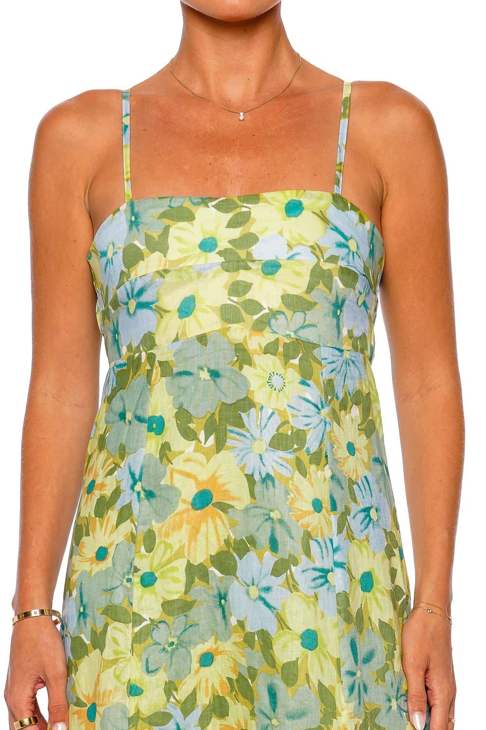 Faithfull The Brand Tagliatelle Francis Floral Midi Dress