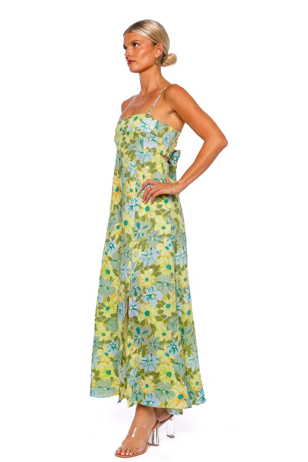 Faithfull The Brand Tagliatelle Francis Floral Midi Dress