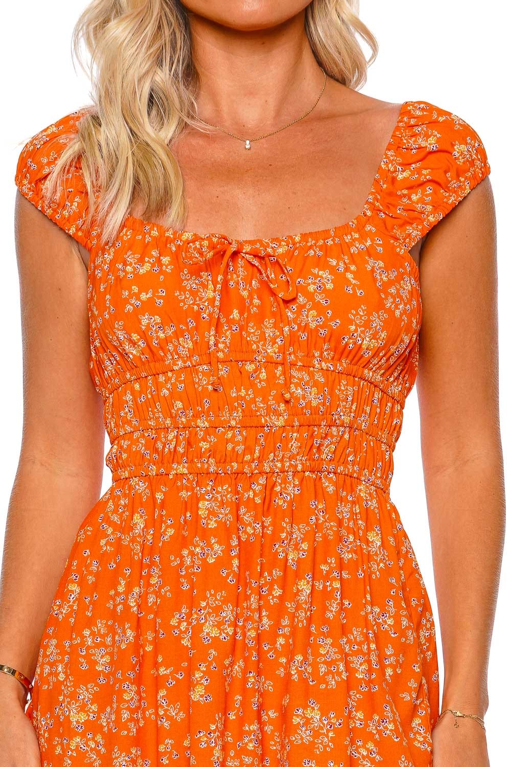 Faithfull The Brand Lucciola Audrey Floral Mini Dress