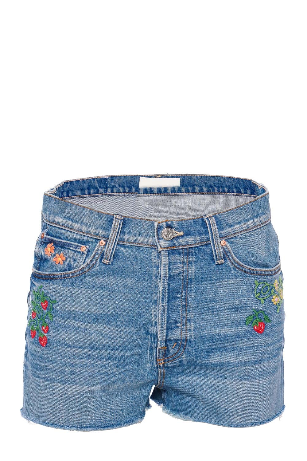 MOTHER Denim The Ditcher Cut Off Denim Shorts