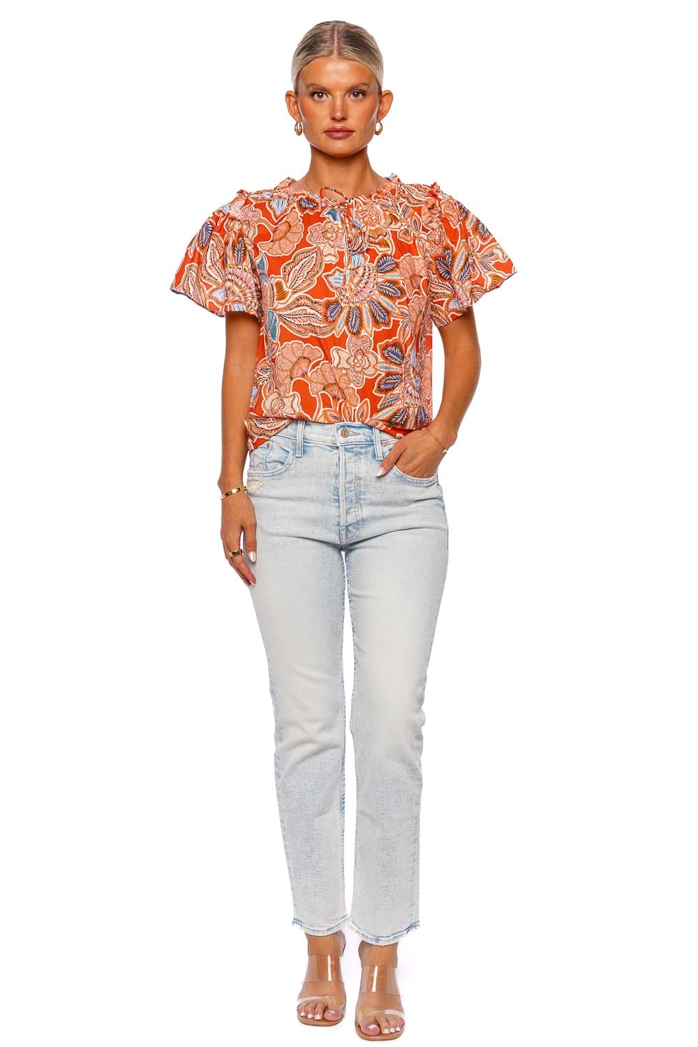 MOTHER Denim The Tomcat Smooth Sailing Ankle Jeans