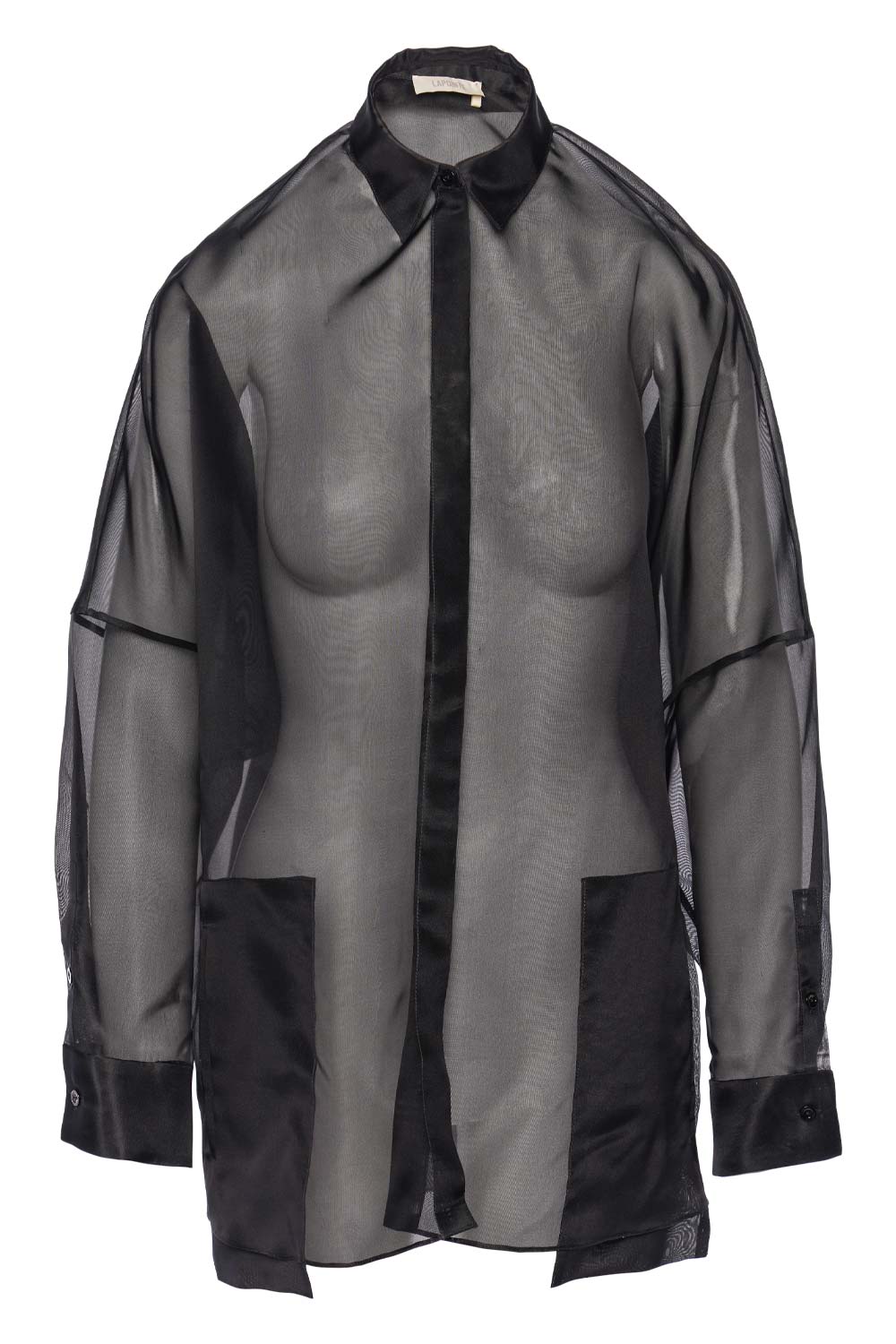 LAPOINTE Organza Oversized Shirt