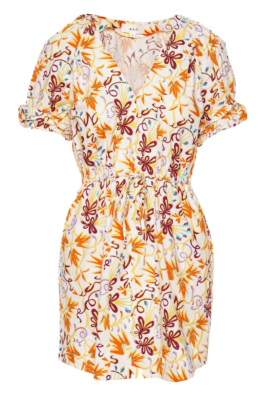 A.L.C. Mia Floral Cotton Mini Dress