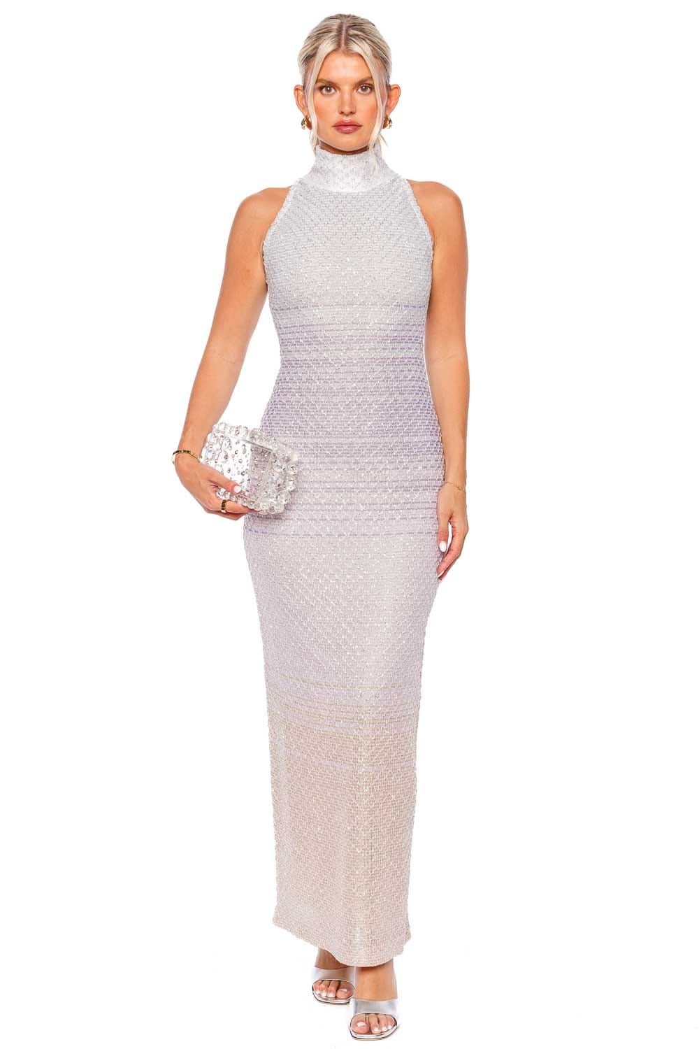 Missoni DRESS SLEEVLESS MOCK NECK MAXI