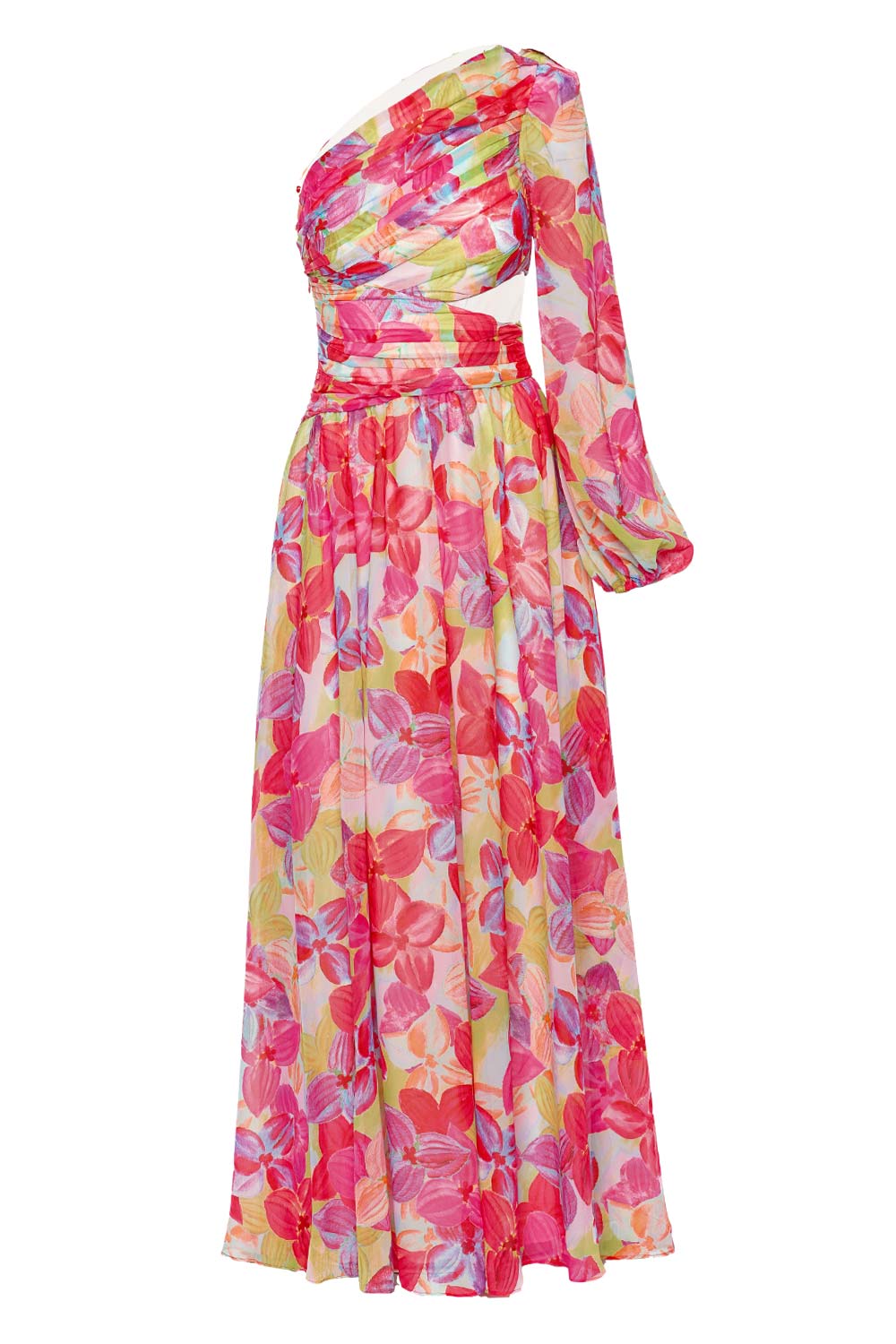 PatBO Hydra One Shoulder Maxi Dress
