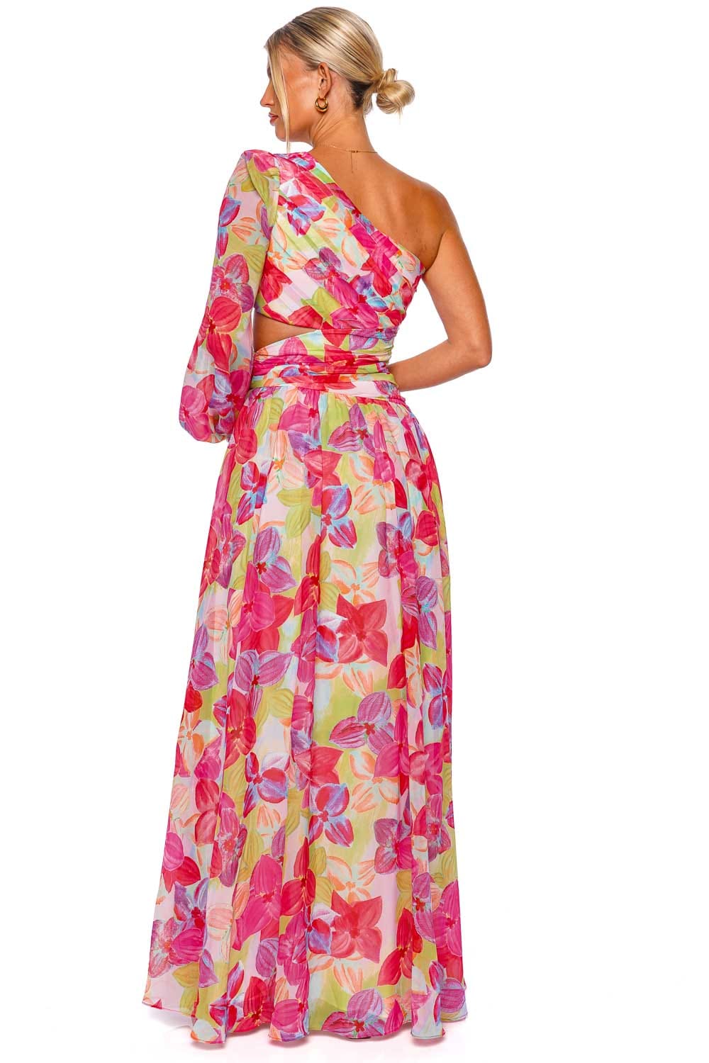 PatBO Hydra One Shoulder Maxi Dress