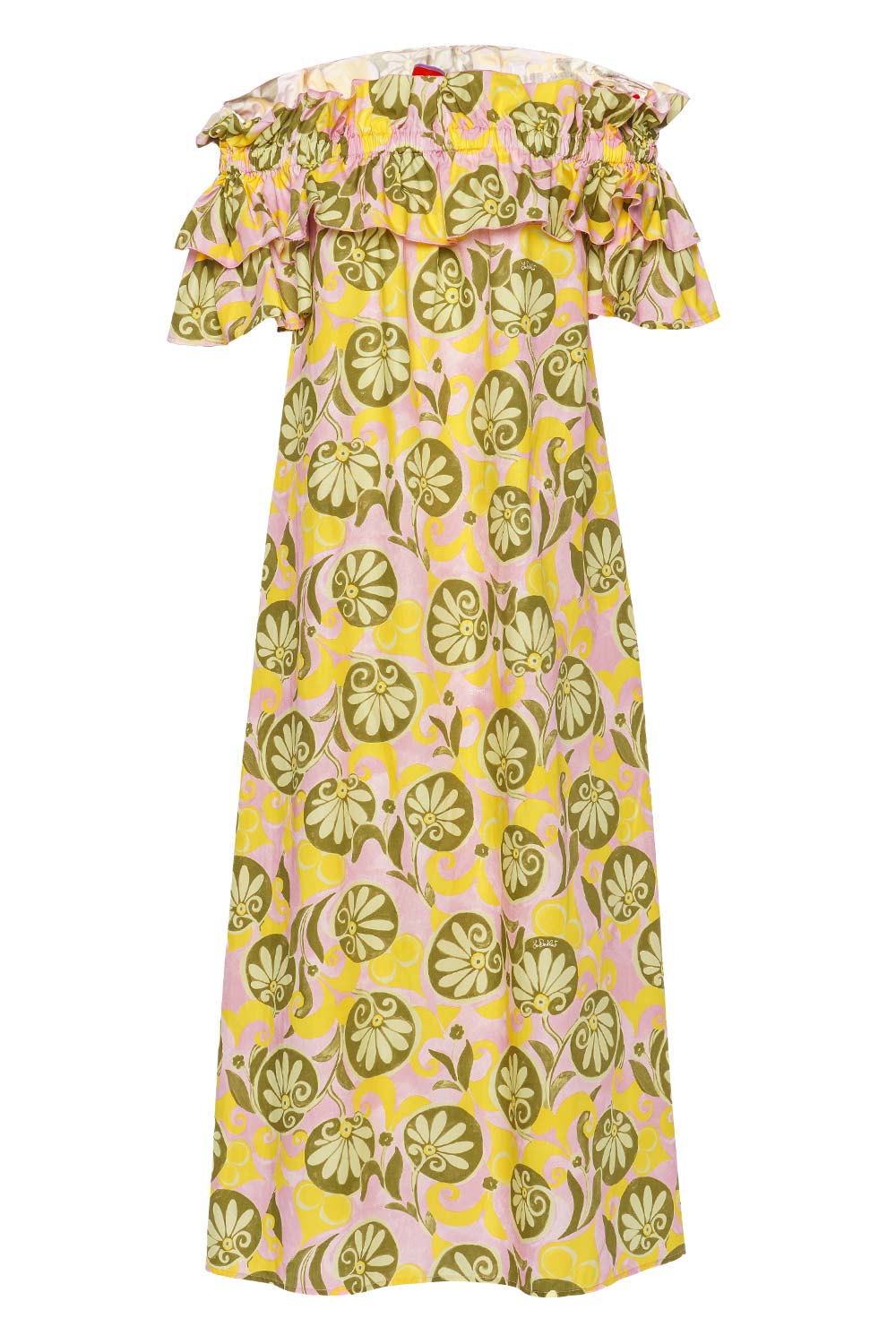 La Double J Breakfast Moonflower Off Shoulder Maxi Dress