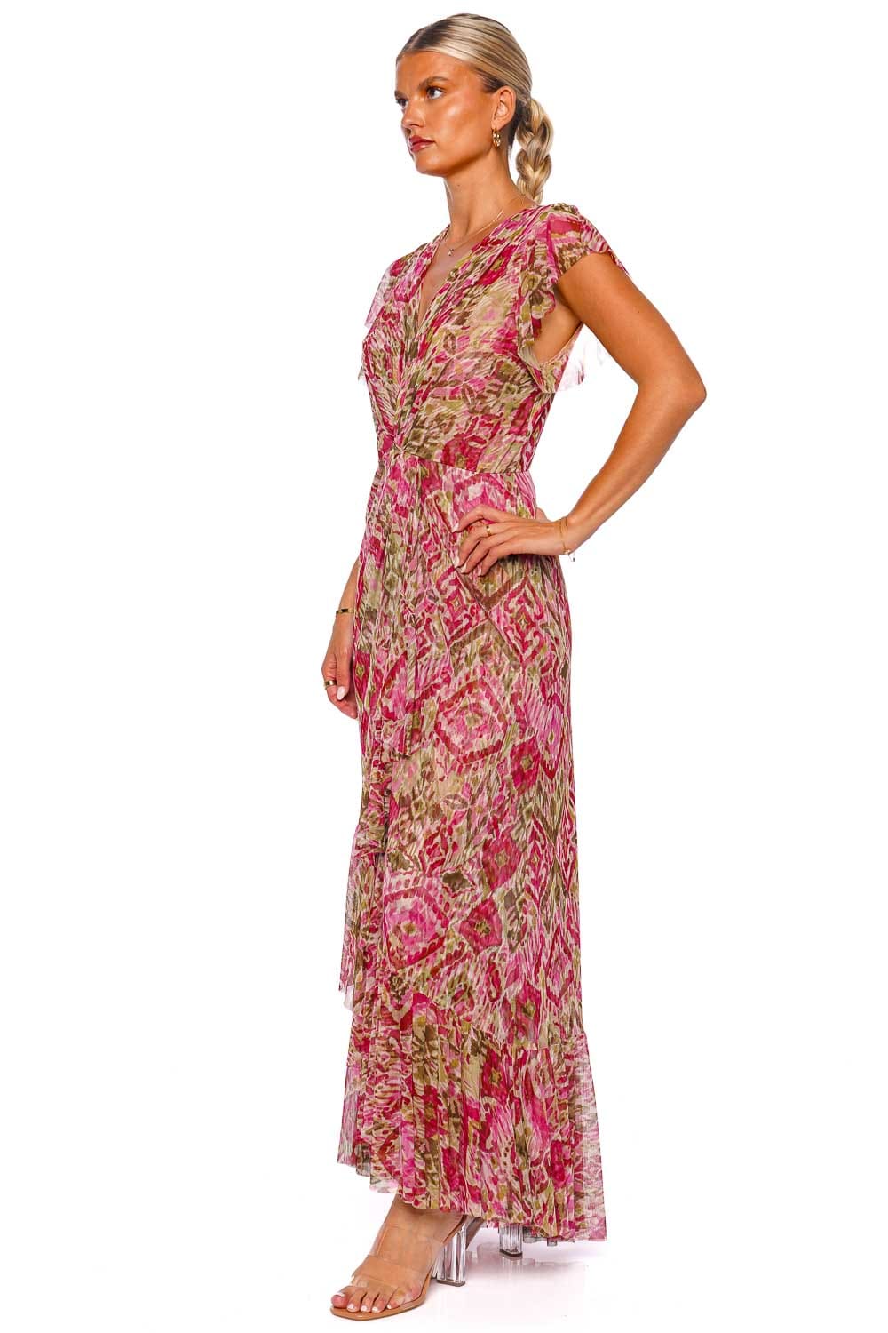 MISA LOS ANGELES AVALINE DRESS MAXI