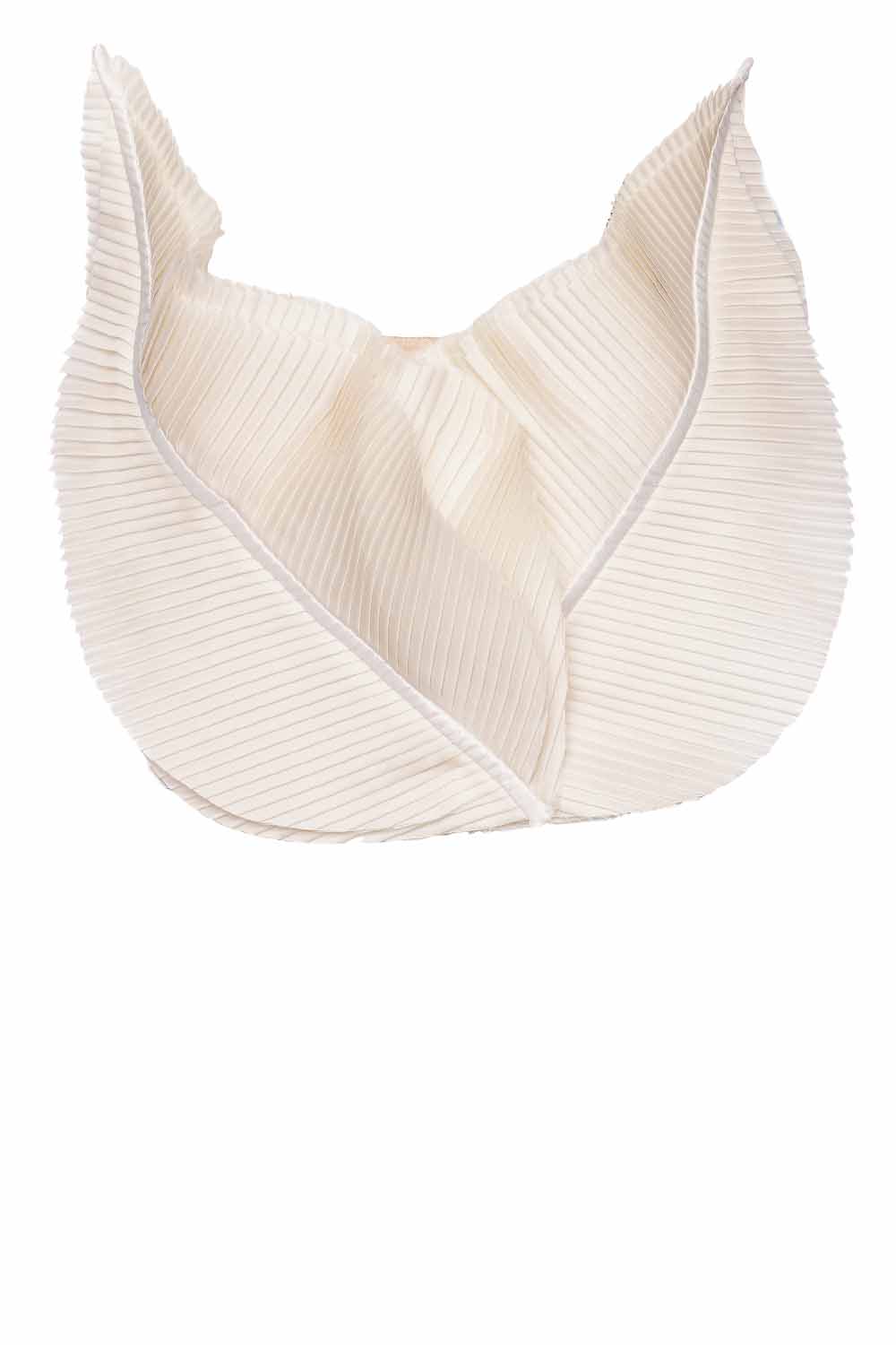 Andres Otalora Kentia Pleated Silk Organza Top