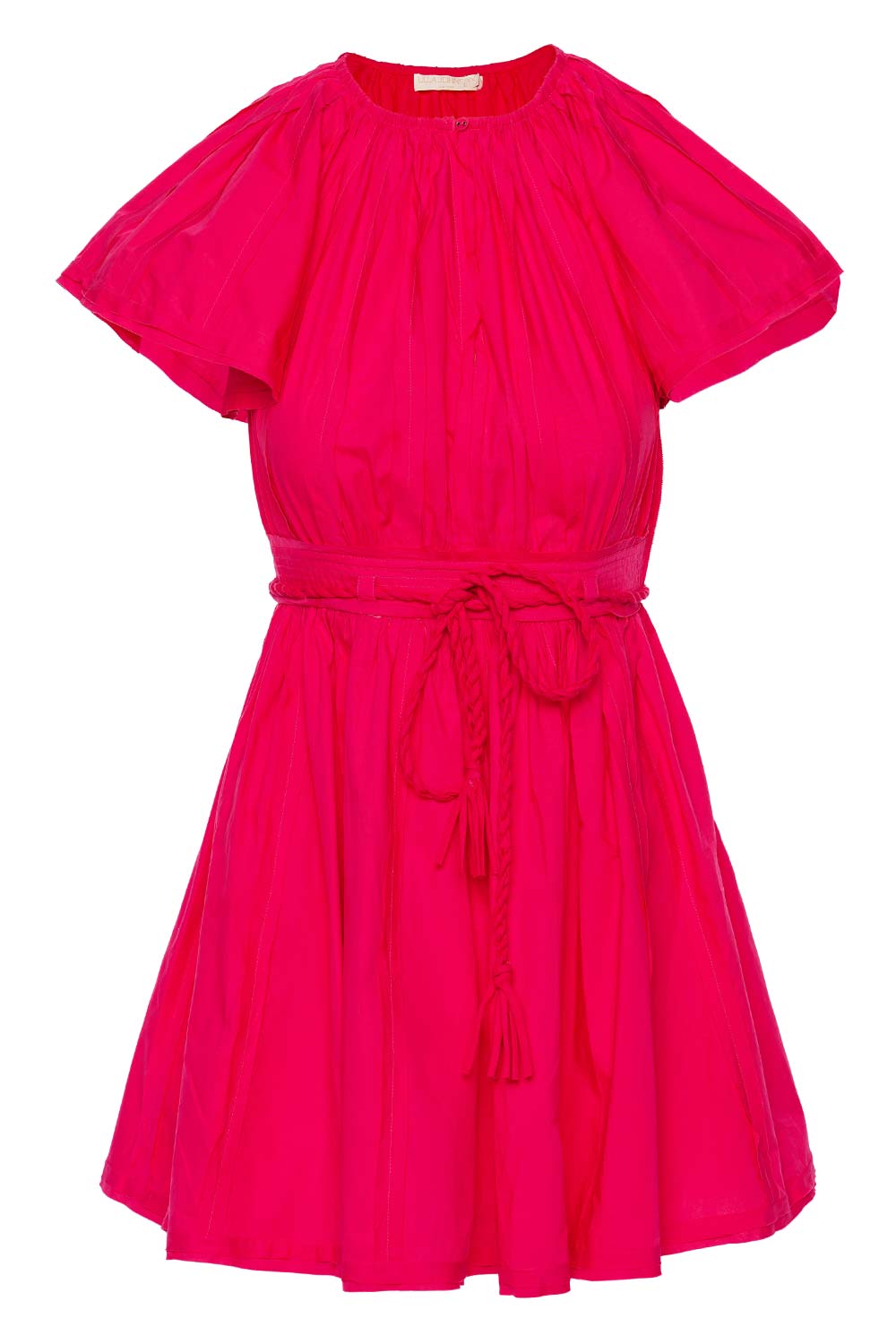 Ulla Johnson Jessa Orchid Belted Cotton Mini Dress