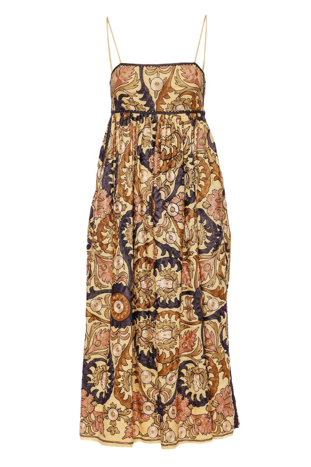 Ulla Johnson Mayra Yarrow Embroidered Maxi Dress