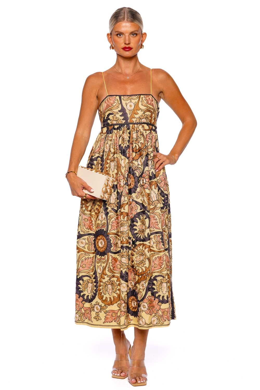 Ulla Johnson Mayra Yarrow Embroidered Maxi Dress