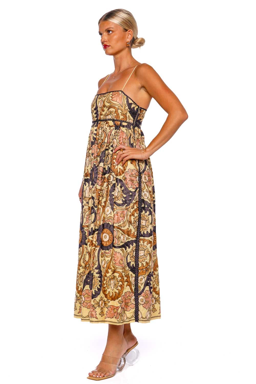 Ulla Johnson Mayra Yarrow Embroidered Maxi Dress