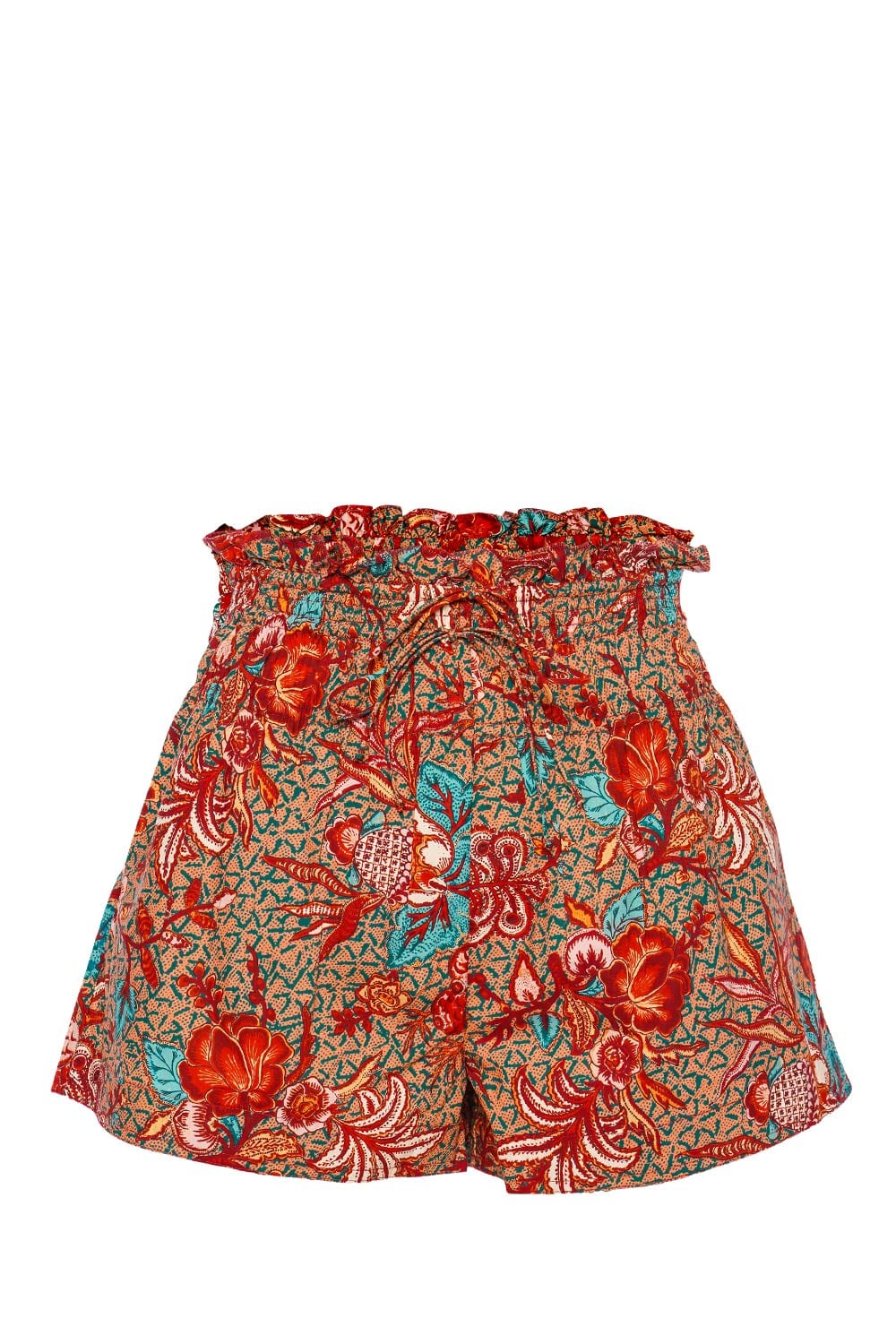 Ulla Johnson Rylan Primrose Cotton Paperbag Shorts