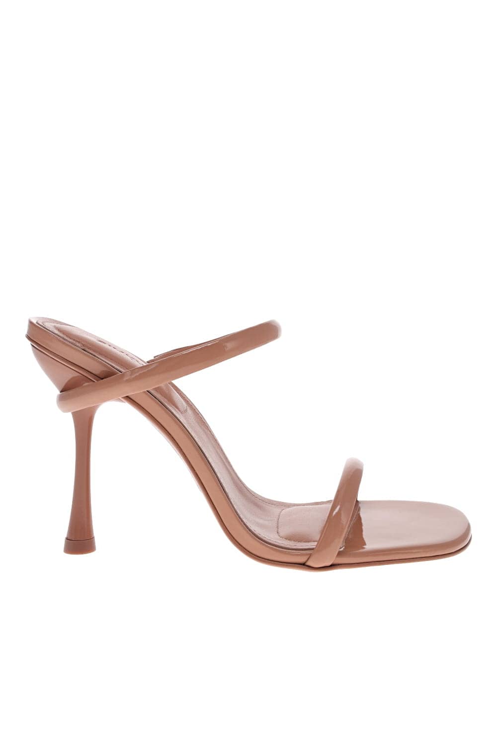 Jonathan Simkhai Siren Blush Leather Bombe Strap Heels