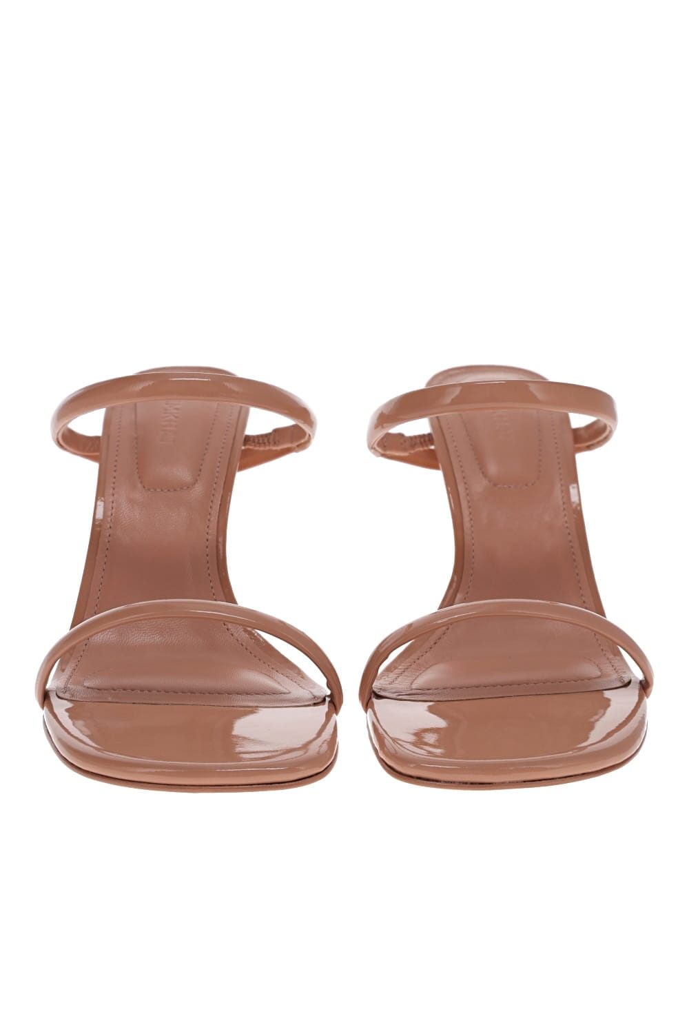 Jonathan Simkhai Siren Blush Leather Bombe Strap Heels