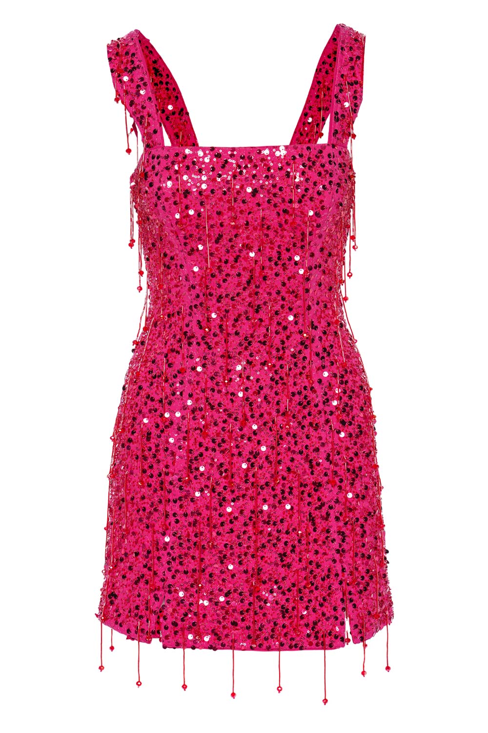 Jonathan Simkhai Noemi Amaranth Beaded Mini Dress