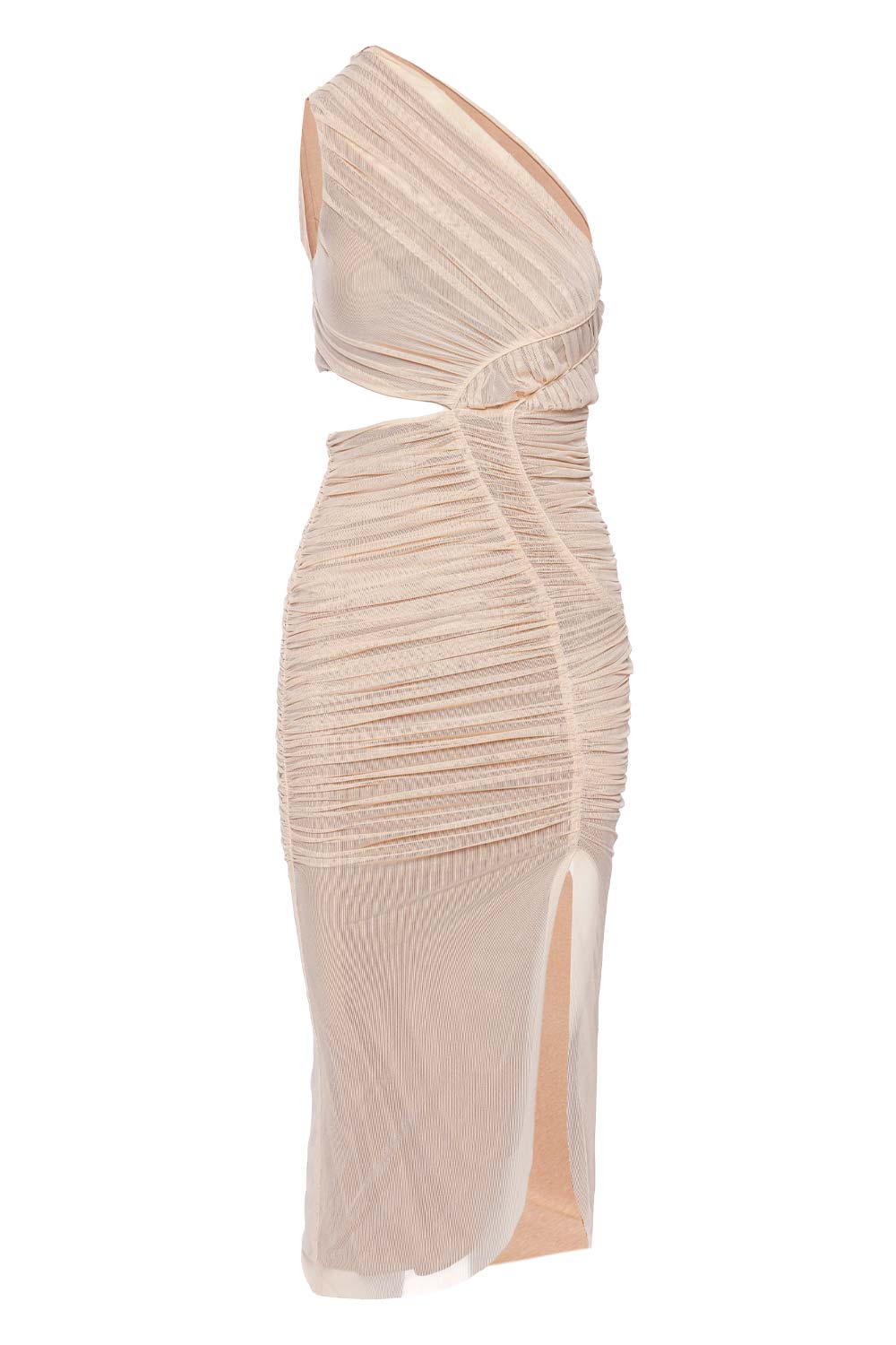 SIMKHAI Seraiah Gathered Midi Dress