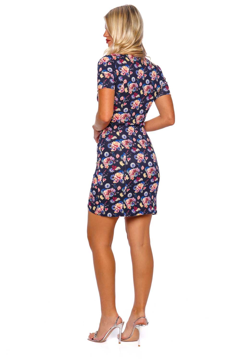 Paco Rabanne ROBE NAVY MINI DRESS