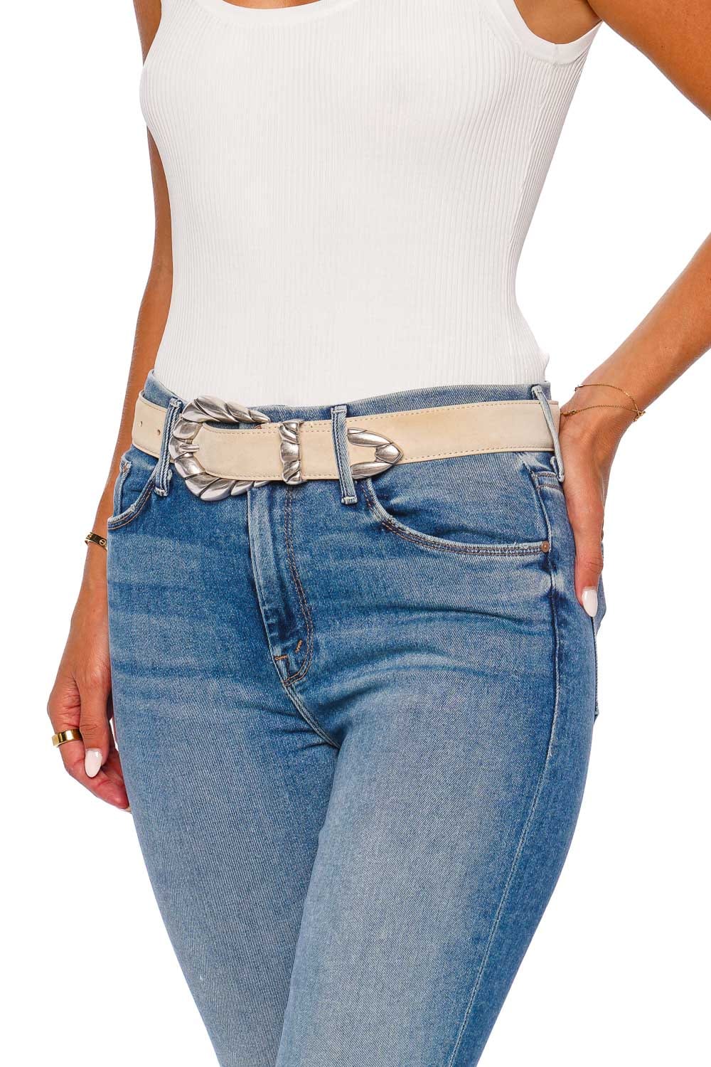 IRO Embella Suede Leather Belt