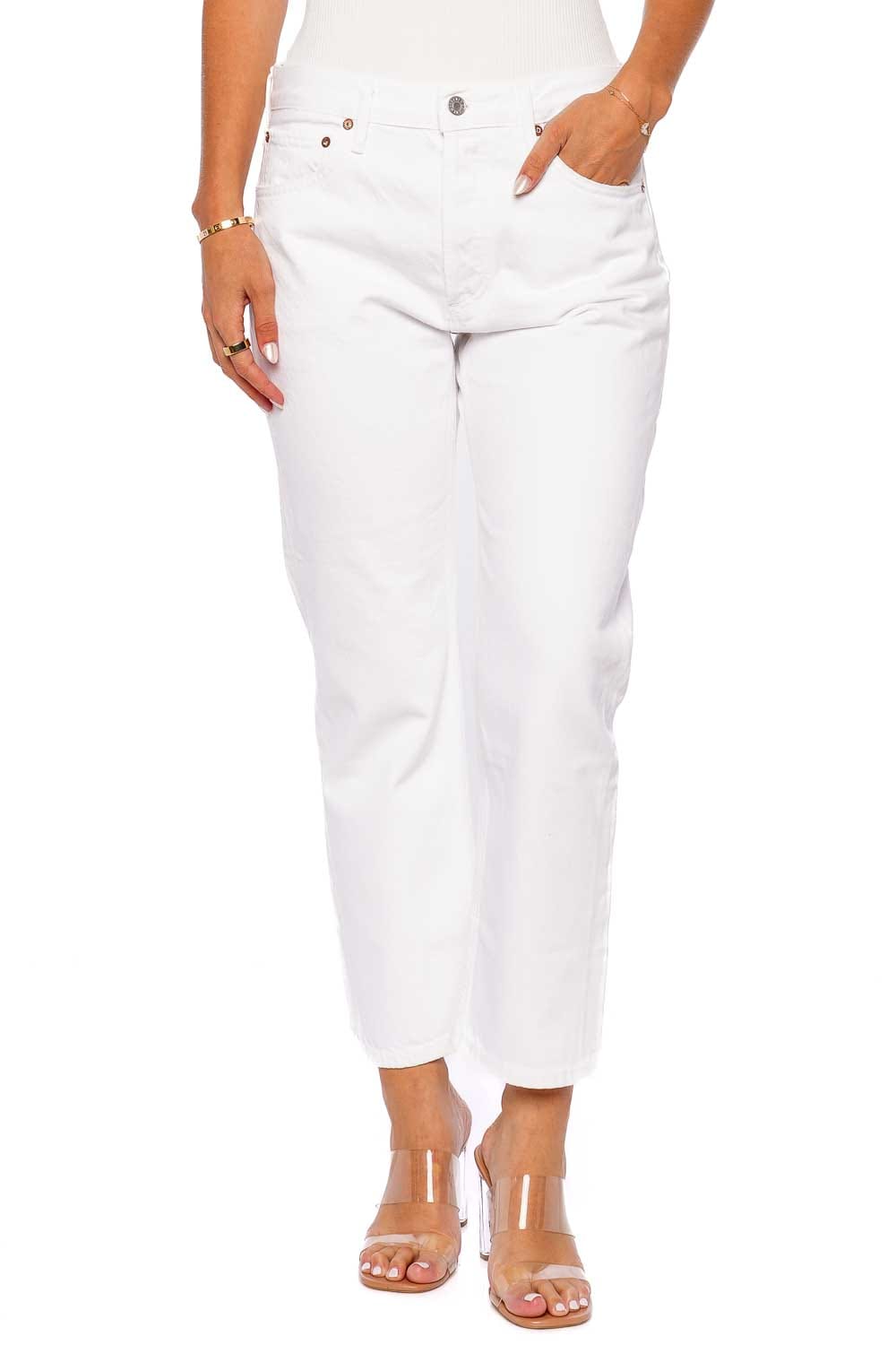 AGOLDE Parker Milkshake Straight Leg Jeans