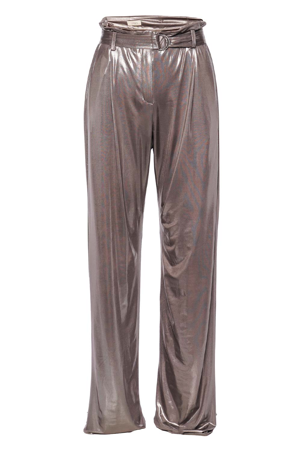 LAPOINTE Steel Coated Jersey Belted Pant