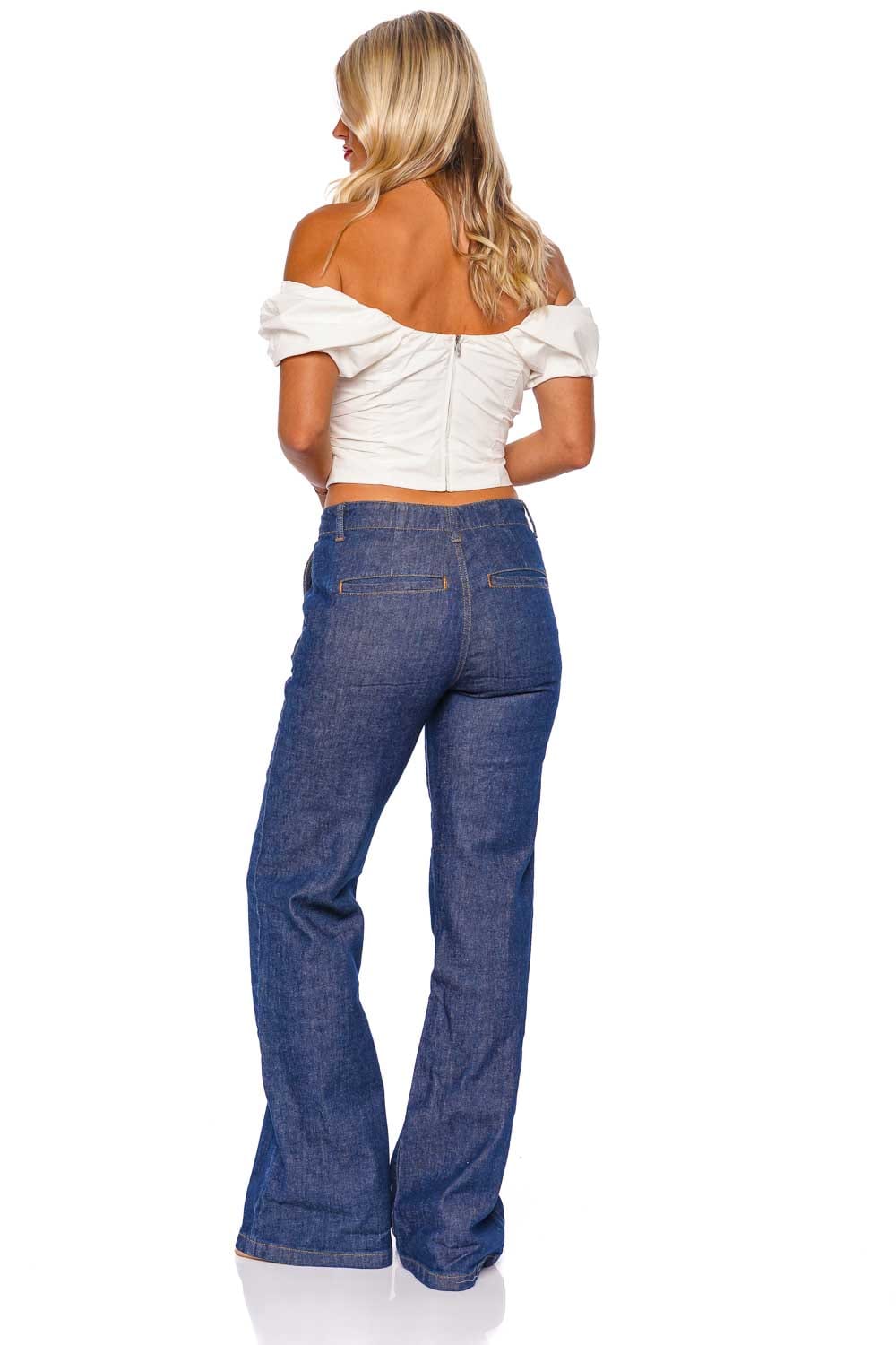 A.L.C. Nora White Off Shoulder Bustier Top