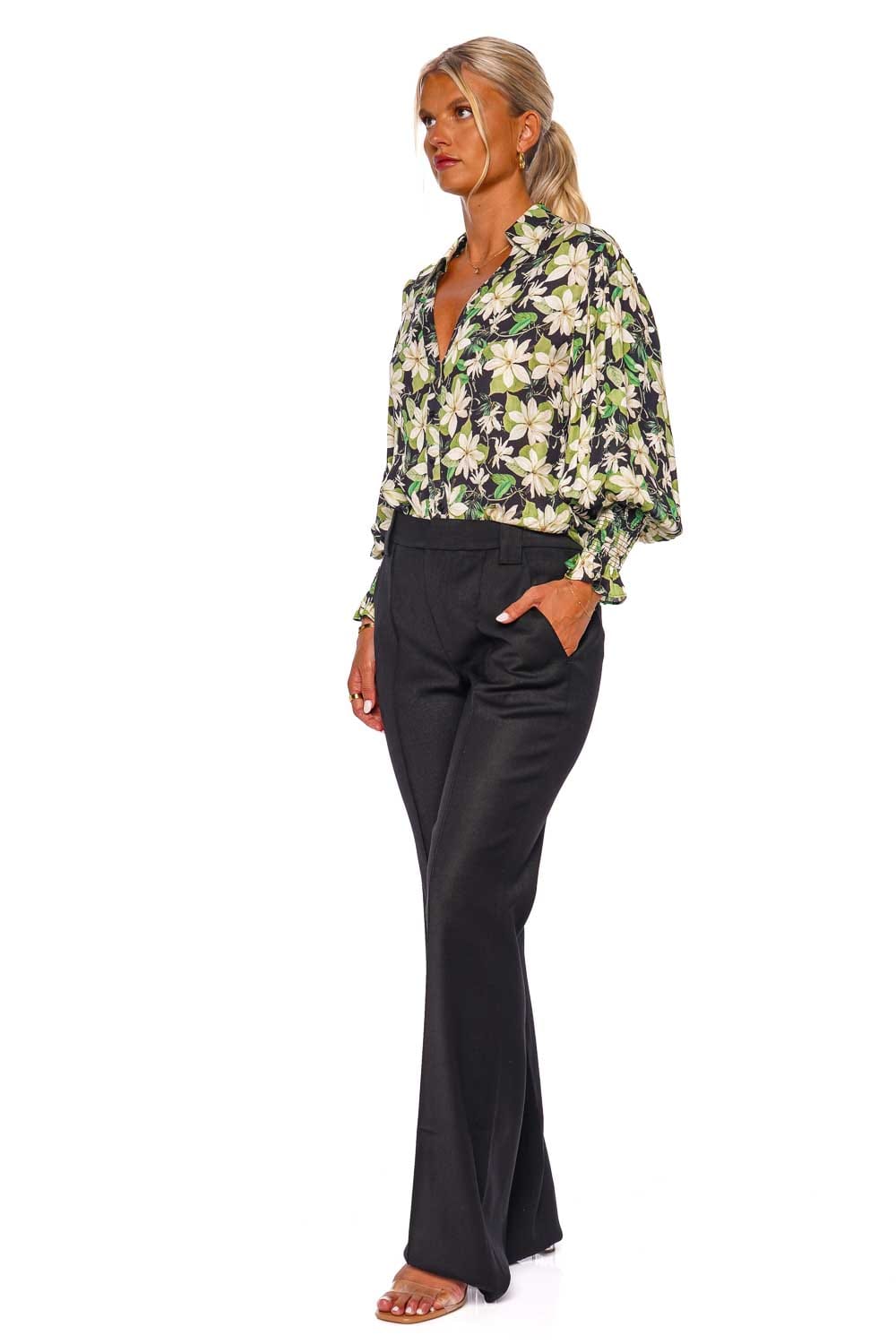 A.L.C. Shelby Black Tailored Pant