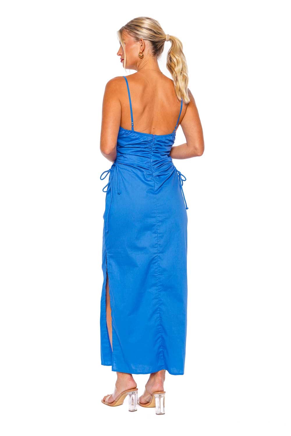 Faithfull The Brand Beatriz Oceania Cut Out Midi Dress