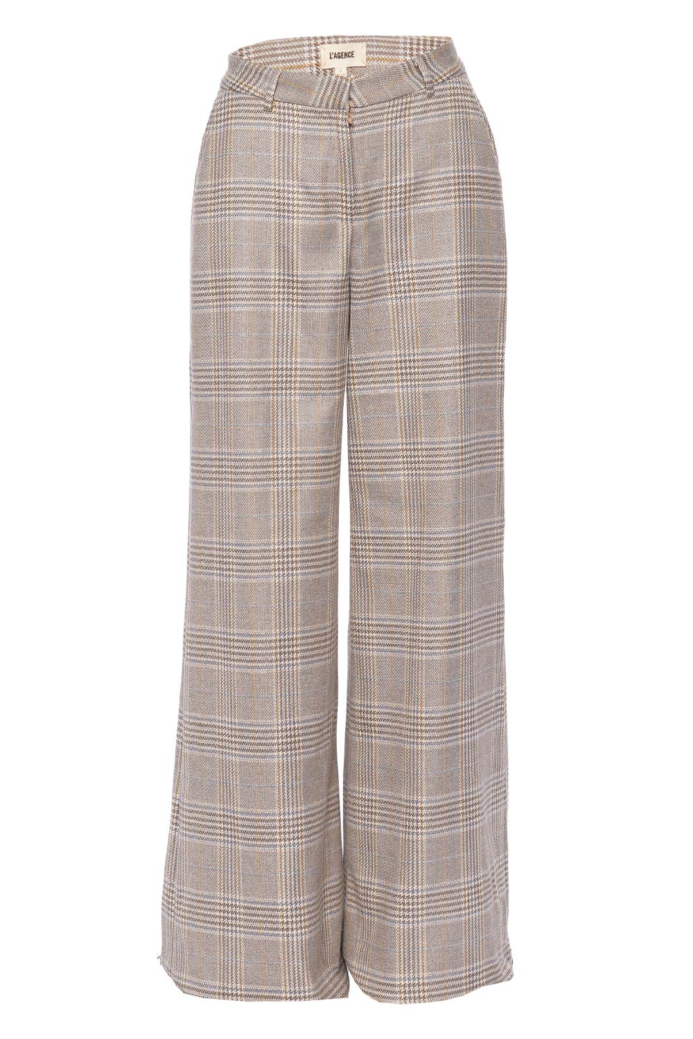 L'AGENCE PILAR WIDE LEG PANT 2625NOR IVORY/NEUTRAL MULTI