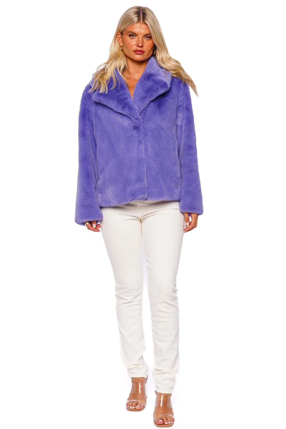 APPARIS Milly plant-based fur F23301DUS Dusk