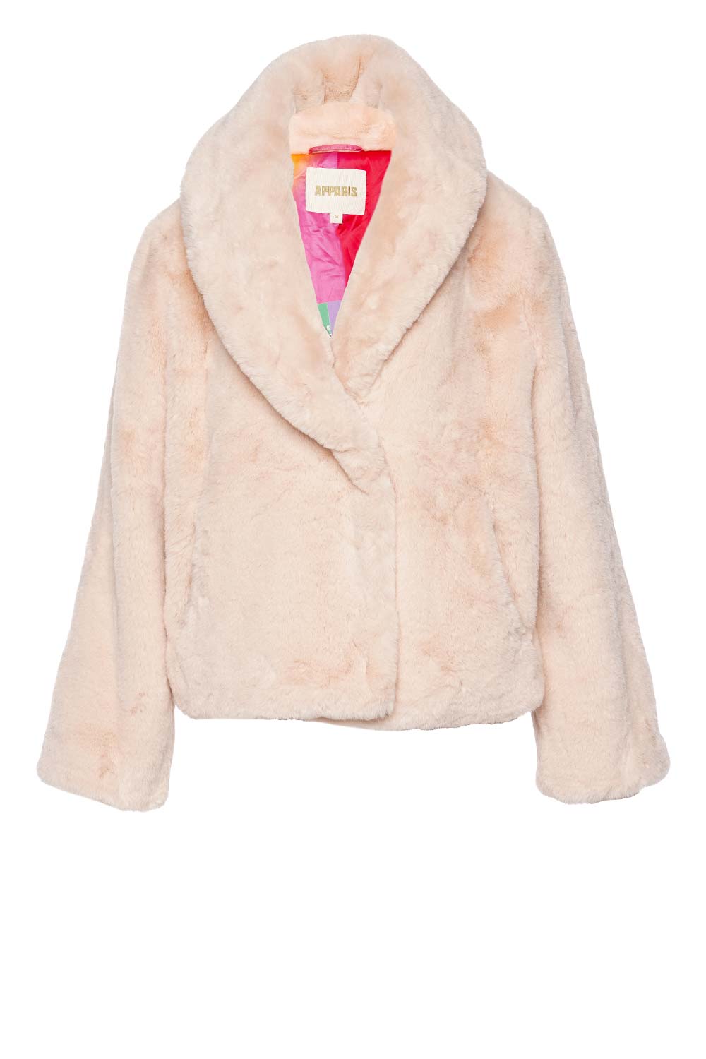 APPARIS Fiona Koba Oat Faux Fur Coat