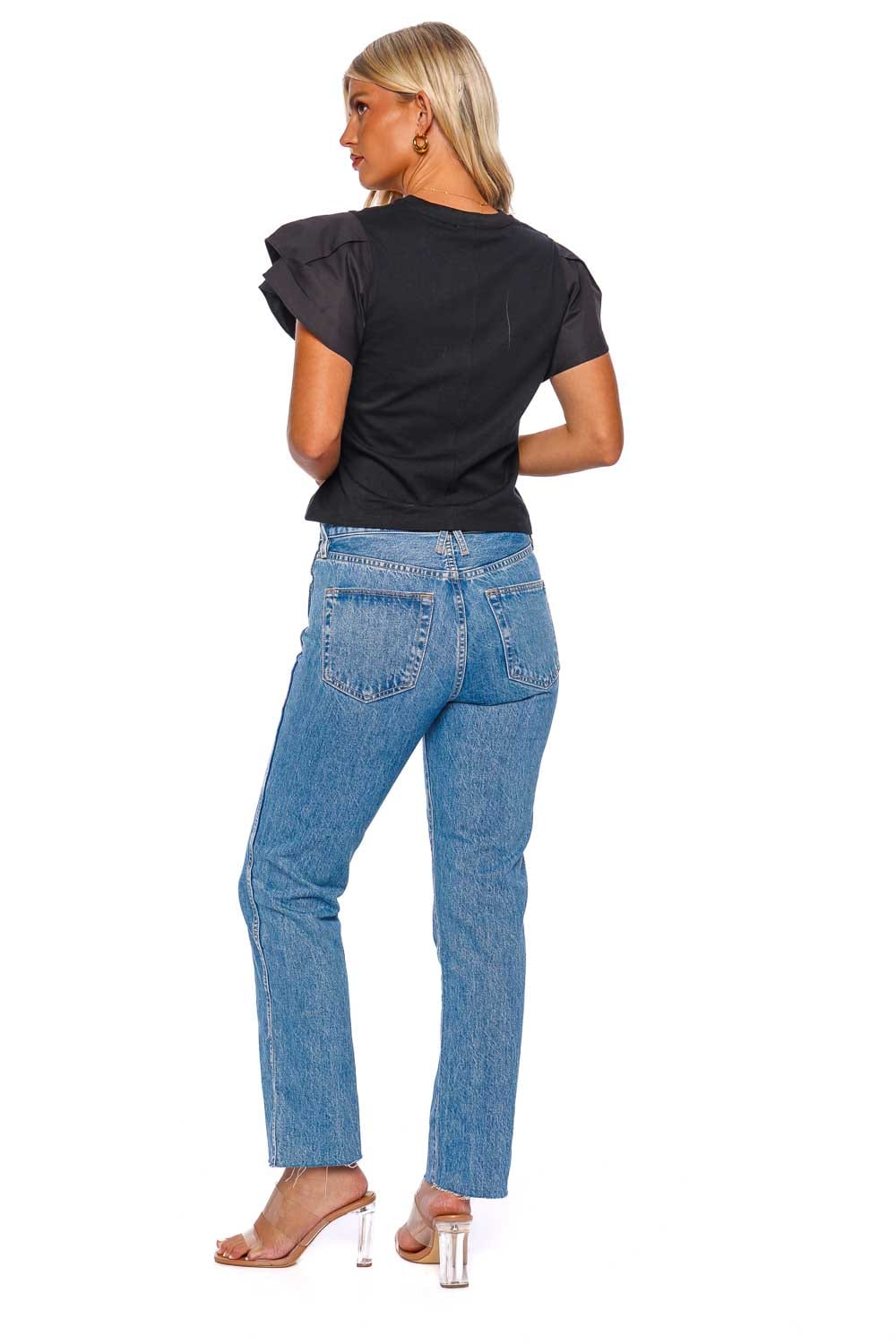 SLVRLAKE Hero Pacific Frayed Ankle Length Jeans