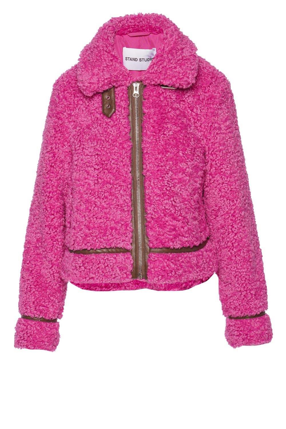 STAND STUDIO Audrey Jacket 61296-9026 Fuchsia/Ebony Brown