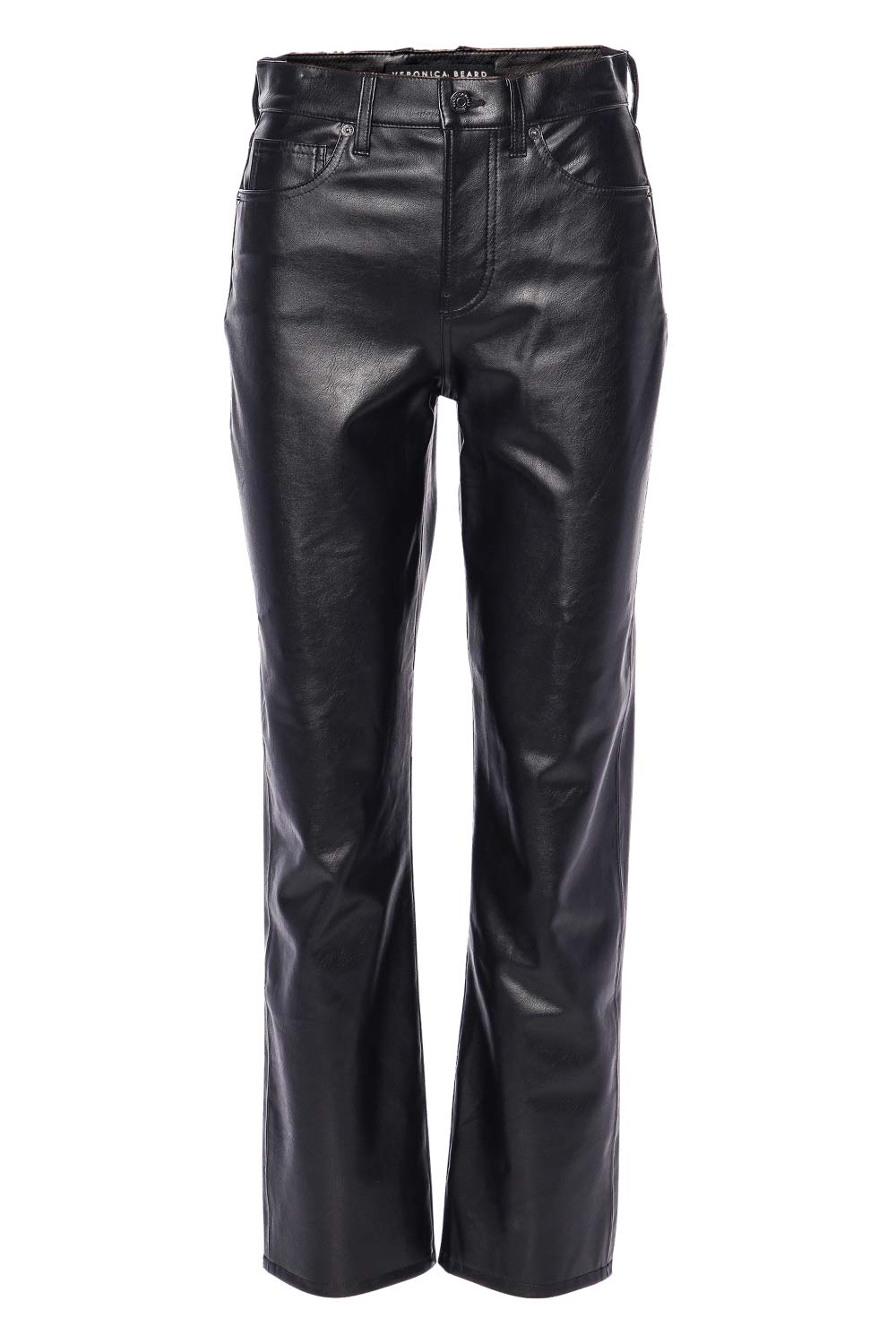 Veronica Beard JOEY VEGAN LEATHER STRAIGHT LE J23087821163BK BLK
