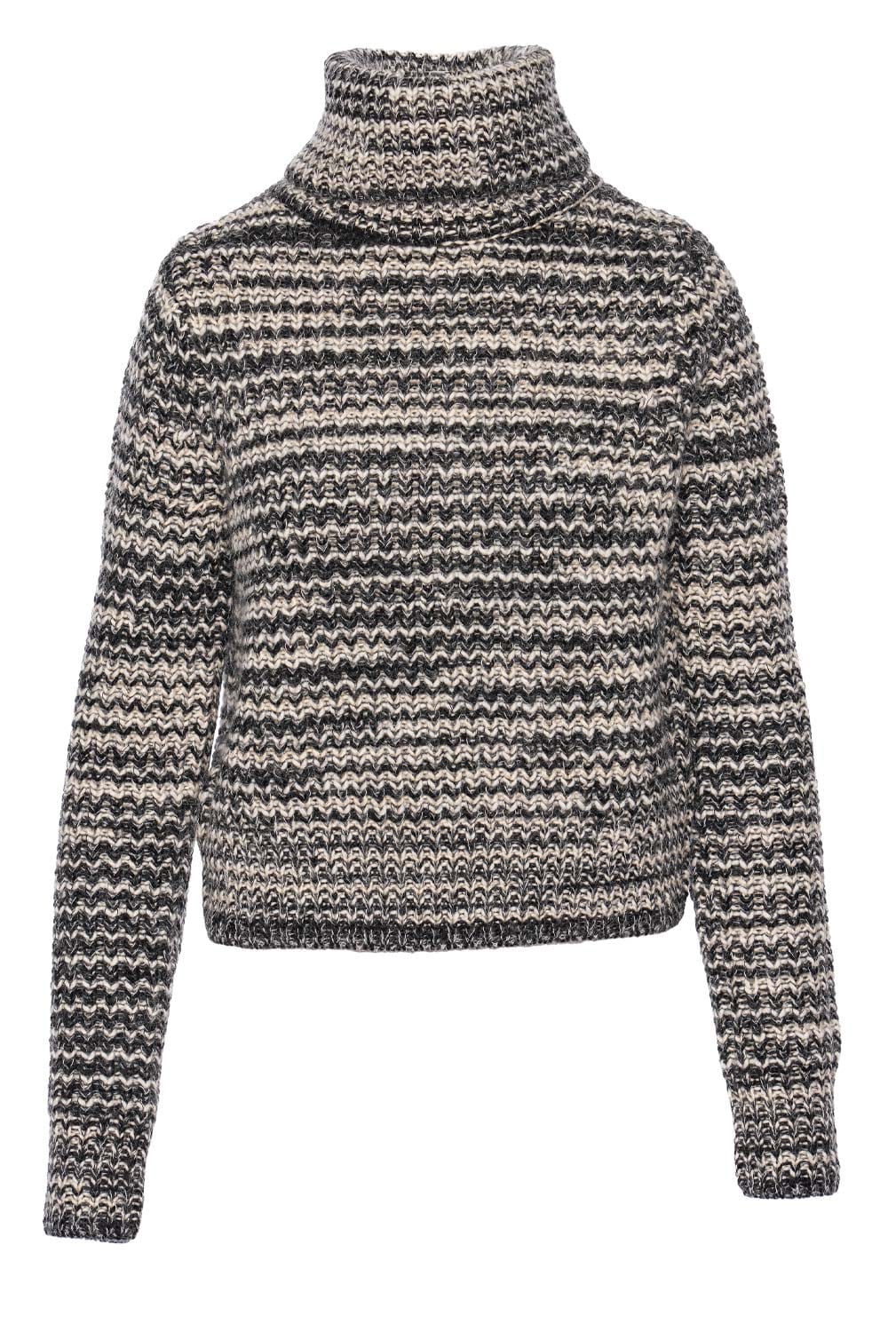 ZIMMERMANN Lyrical Cream & Black Roll Neck Jumper