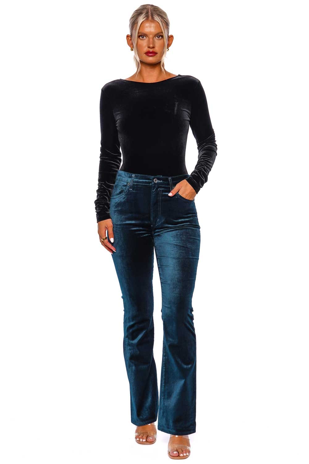 AGOLDE corrin scoop back bodysuit A7239-1562 black