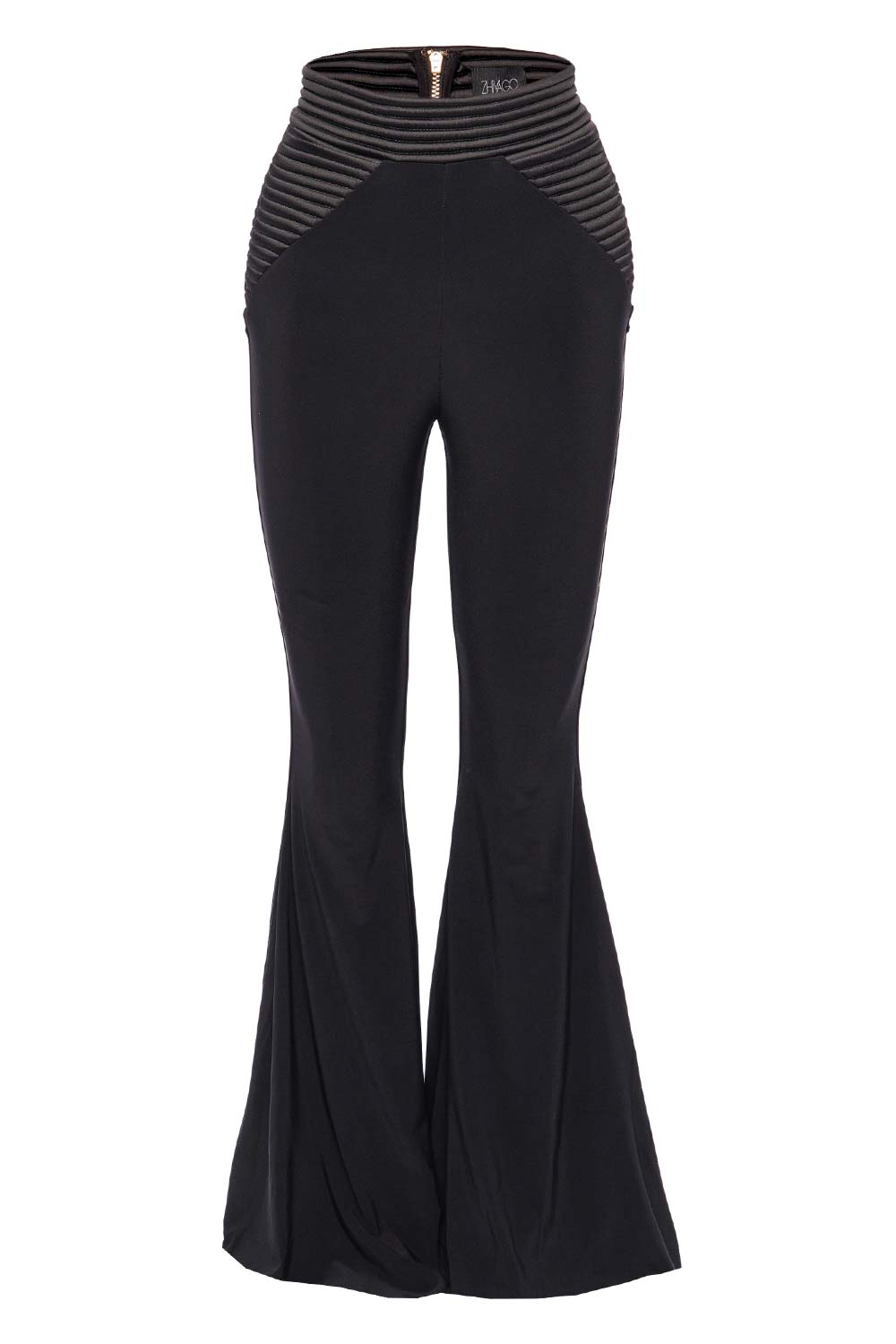 ZHIVAGO The Secret Black Jersey Flared Pants