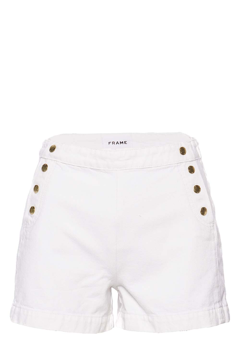 FRAME Sailor Snap Short Blanc