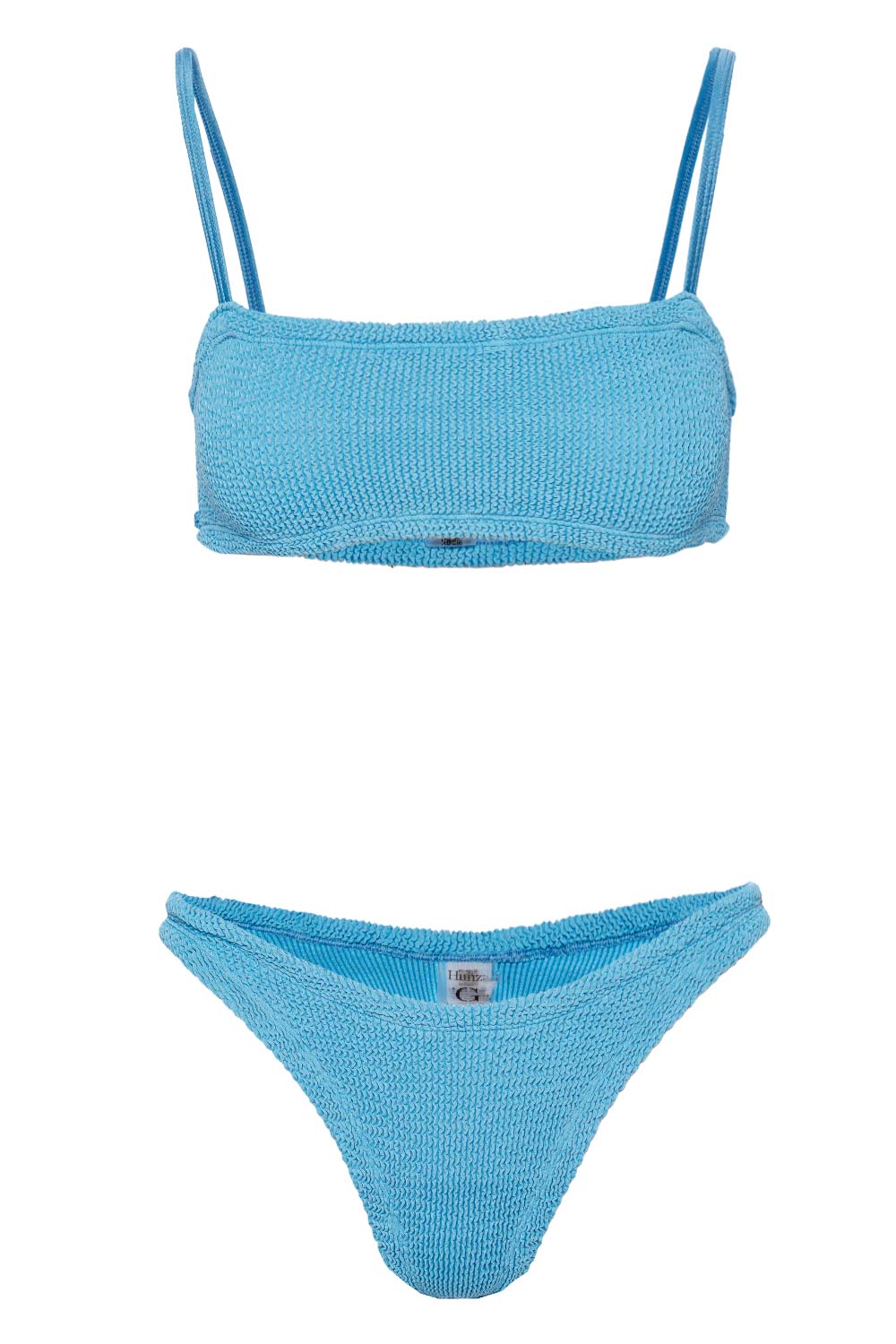 Hunza G Gigi Sky Blue Crinkle Bikini