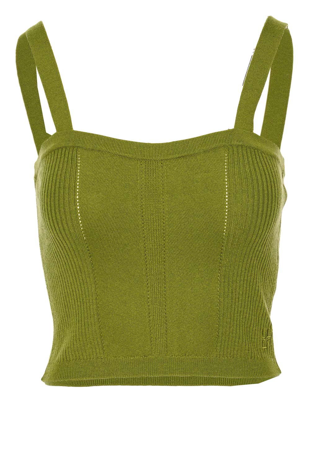 Ulla Johnson Giselle Willow Knitted Crop Top