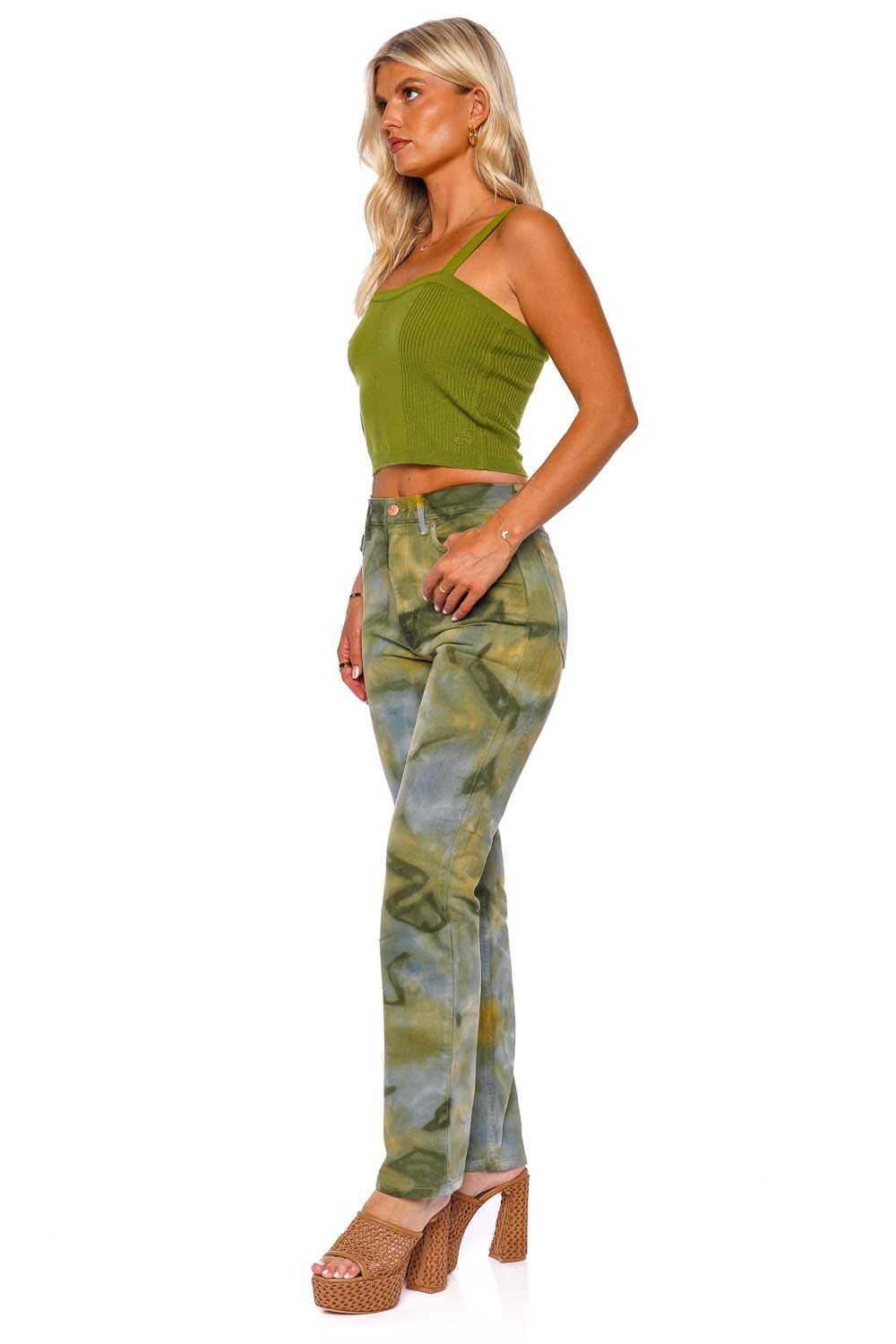Ulla Johnson Giselle Willow Knitted Crop Top
