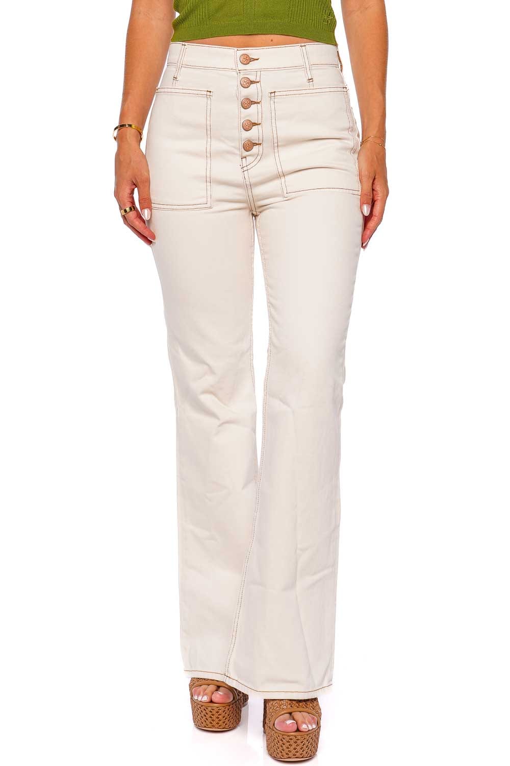 Ulla Johnson The Lou Cowrie High Rise Jeans