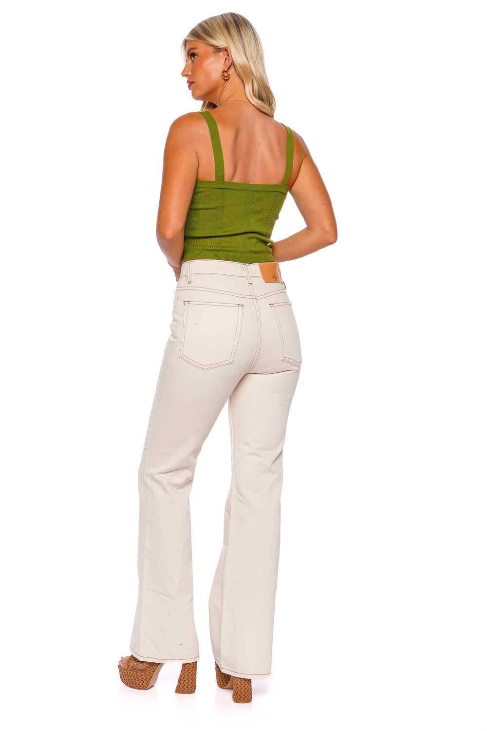 Ulla Johnson The Lou Cowrie High Rise Jeans