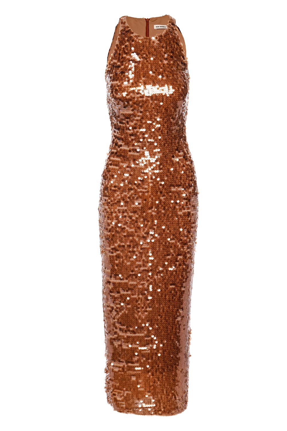 The New Arrivals by Ilkyaz Ozel Erika Kaspia Sequined Sleeveless Midi Dress