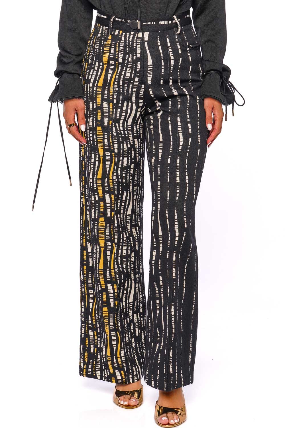Silvia Tcherassi Emine Printed Wide Leg Pants